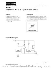 KA317 datasheet pdf Fairchild Semiconductor