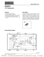 KA331 datasheet pdf Fairchild Semiconductor