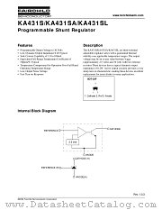 KA431SL datasheet pdf Fairchild Semiconductor