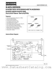 KA5S1265 datasheet pdf Fairchild Semiconductor