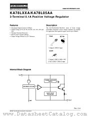 KA78L05A datasheet pdf Fairchild Semiconductor