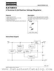 KA78M08 datasheet pdf Fairchild Semiconductor