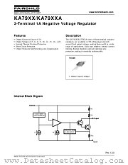 KA7905 datasheet pdf Fairchild Semiconductor