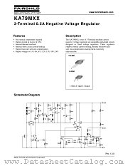 KA79M06 datasheet pdf Fairchild Semiconductor