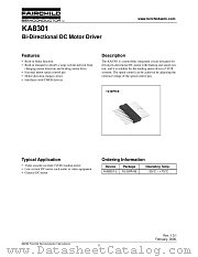 KA8301L datasheet pdf Fairchild Semiconductor