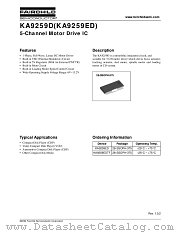 KA9259D datasheet pdf Fairchild Semiconductor