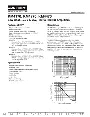 KM4170 datasheet pdf Fairchild Semiconductor