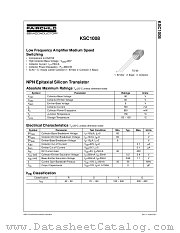 KSC1008 datasheet pdf Fairchild Semiconductor