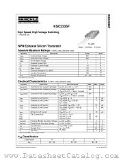 KSC2335F datasheet pdf Fairchild Semiconductor