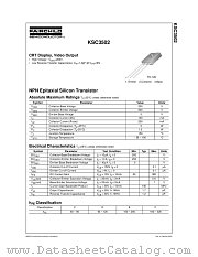 KSC3502 datasheet pdf Fairchild Semiconductor