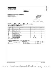 KSC5321 datasheet pdf Fairchild Semiconductor