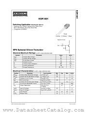 KSR1001 datasheet pdf Fairchild Semiconductor