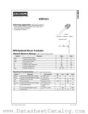 KSR1011 datasheet pdf Fairchild Semiconductor