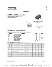 KSR1101 datasheet pdf Fairchild Semiconductor