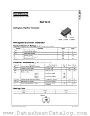 KST13 datasheet pdf Fairchild Semiconductor