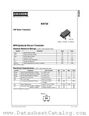 KST24 datasheet pdf Fairchild Semiconductor