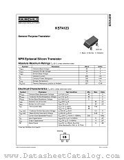 KST4123 datasheet pdf Fairchild Semiconductor