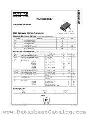 KST5087 datasheet pdf Fairchild Semiconductor