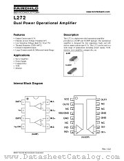 L272 datasheet pdf Fairchild Semiconductor