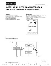 LM78L05A datasheet pdf Fairchild Semiconductor