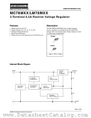 MC78M06 datasheet pdf Fairchild Semiconductor