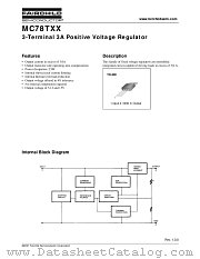 MC78T05 datasheet pdf Fairchild Semiconductor