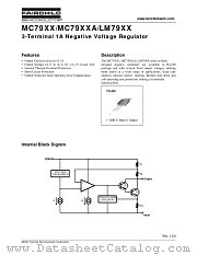 MC7905A datasheet pdf Fairchild Semiconductor