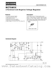 MC79M24 datasheet pdf Fairchild Semiconductor