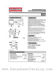 MCT5210 datasheet pdf Fairchild Semiconductor