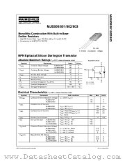 MJE800 datasheet pdf Fairchild Semiconductor