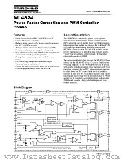 ML4824-1 datasheet pdf Fairchild Semiconductor