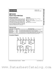 MM74HC08 datasheet pdf Fairchild Semiconductor