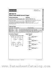 MM74HC132 datasheet pdf Fairchild Semiconductor