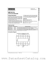 MM74HC138 datasheet pdf Fairchild Semiconductor