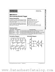 MM74HCT14 datasheet pdf Fairchild Semiconductor