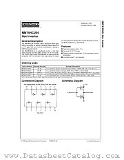 MM74HCU04 datasheet pdf Fairchild Semiconductor