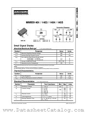 MMBD1405 datasheet pdf Fairchild Semiconductor