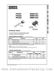 MMBF4393 datasheet pdf Fairchild Semiconductor
