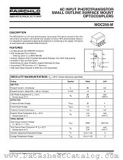 MOC256-M datasheet pdf Fairchild Semiconductor