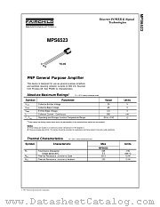 MPS6523 datasheet pdf Fairchild Semiconductor