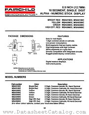 MSA5460C datasheet pdf Fairchild Semiconductor