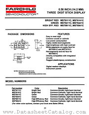 MST6111C datasheet pdf Fairchild Semiconductor