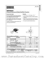 MTP3055V datasheet pdf Fairchild Semiconductor