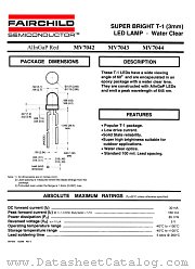 MV7042 datasheet pdf Fairchild Semiconductor