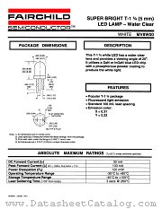 MV8W00 datasheet pdf Fairchild Semiconductor