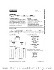 NC7SZ386 datasheet pdf Fairchild Semiconductor