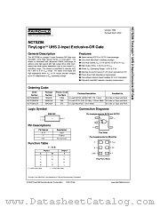 NC7SZ86 datasheet pdf Fairchild Semiconductor