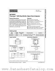 NC7WZ07 datasheet pdf Fairchild Semiconductor