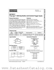 NC7WZ17 datasheet pdf Fairchild Semiconductor