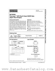 NC7WZ38 datasheet pdf Fairchild Semiconductor